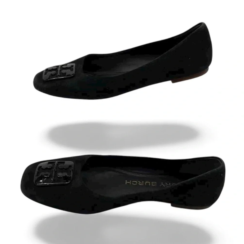 Tory Burch Black Georgia ballet Flats Size 6.5